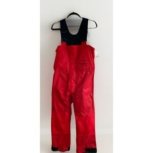 West Marine Third Reef Bib Waterproof Boating Bibs Pants Red Size Xs  NWOT